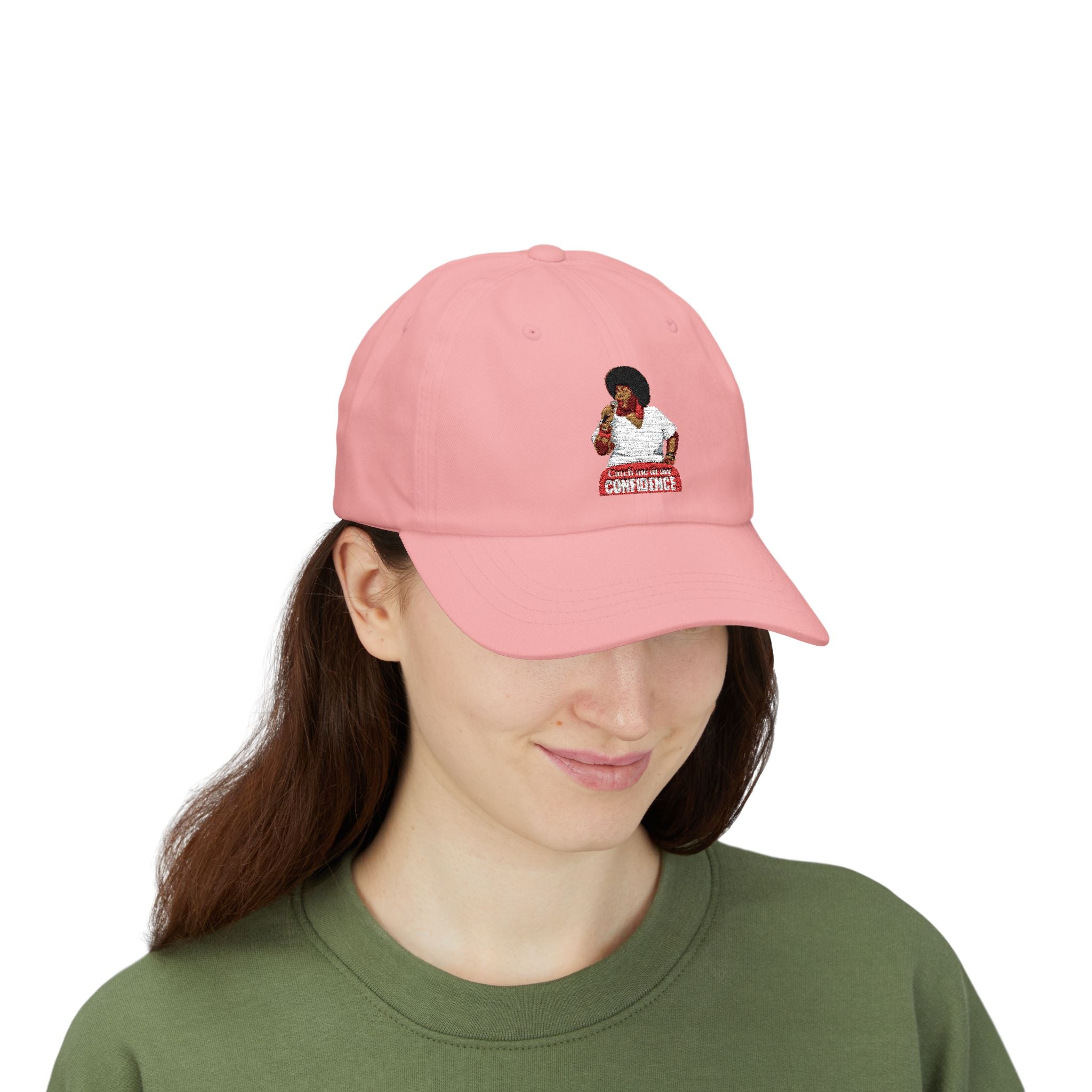 Confidence Dad Hat, Classic White Baseball Cap, Stylish Unisex Headwear, Adjustable Cotton Hat, The Ameya Taylor Experience